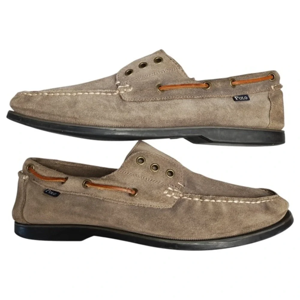 Polo Bedminster Casual Shoes Mens Size 12D Multi Upper Leather Comfort Slip On